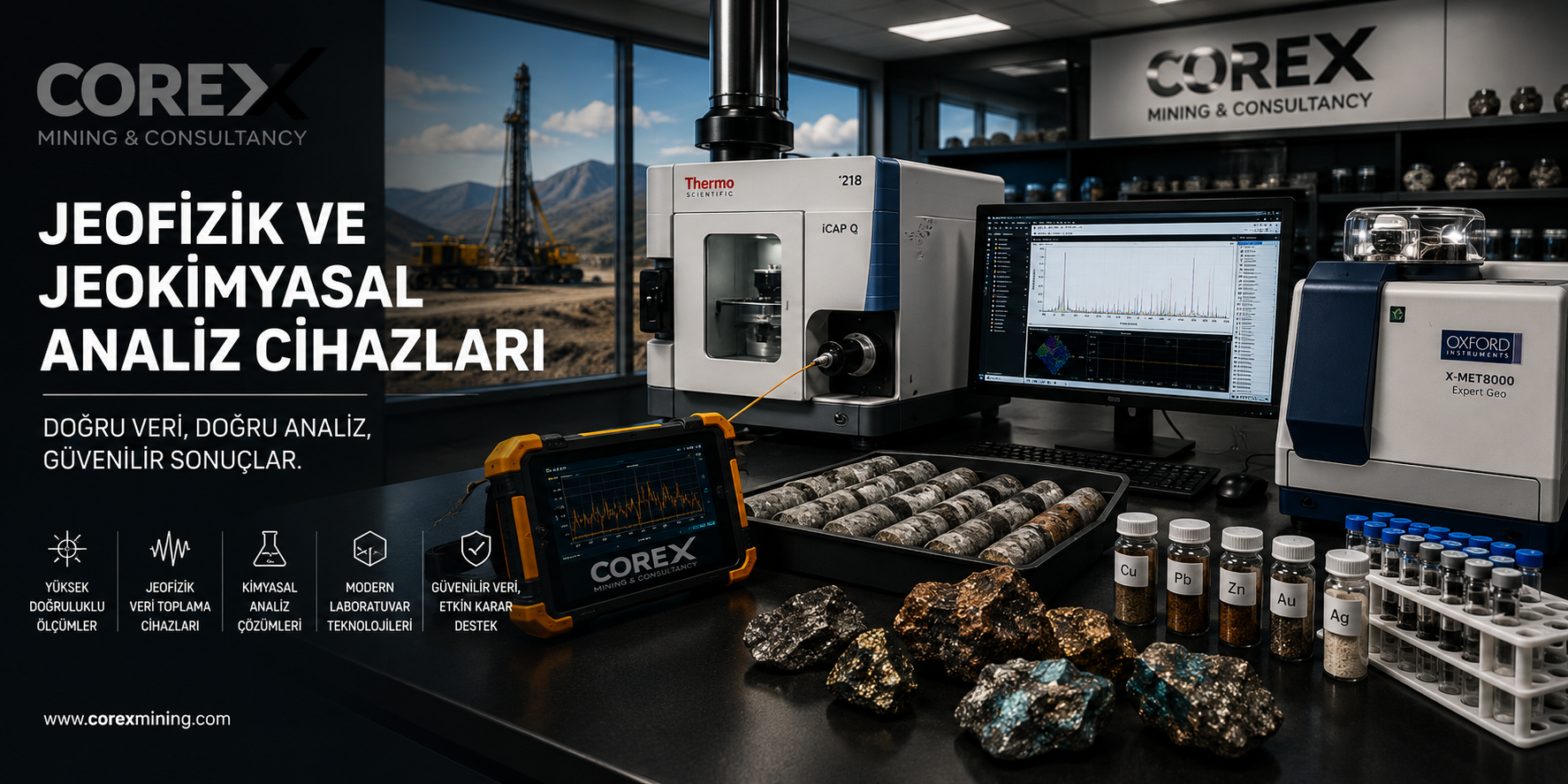 Jeofizik ve Jeokimyasal Analiz Cihazları