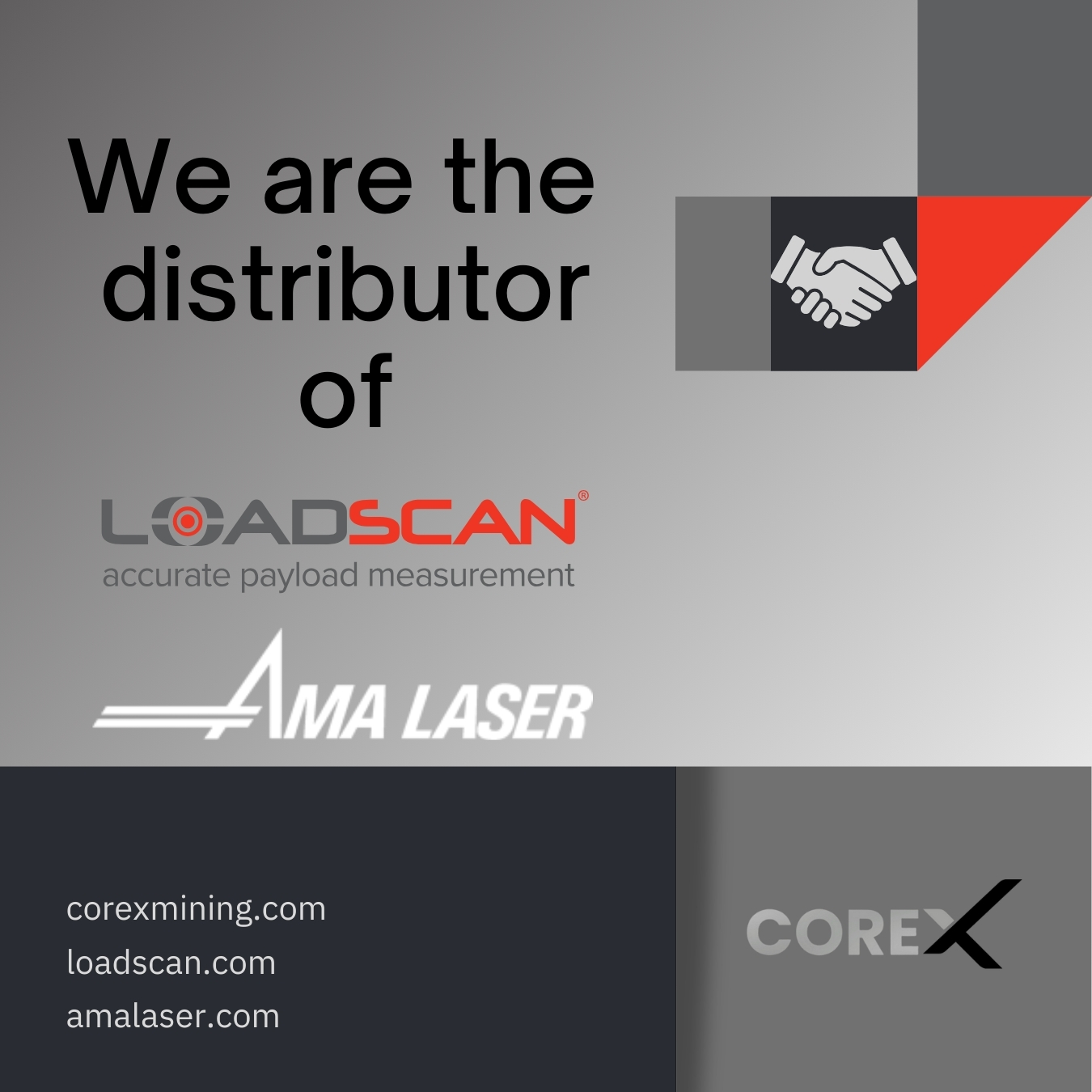 COREX Mining & Consultancy - AMA LASER SWEDEN Loadscan